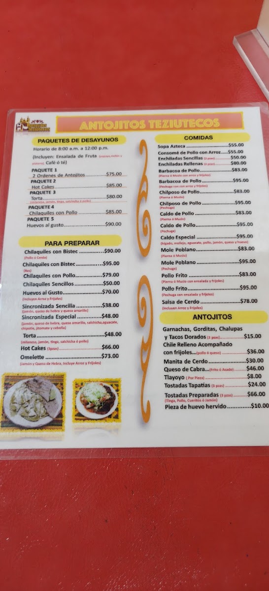 Antojitos Teziutecos Menu - Image 2