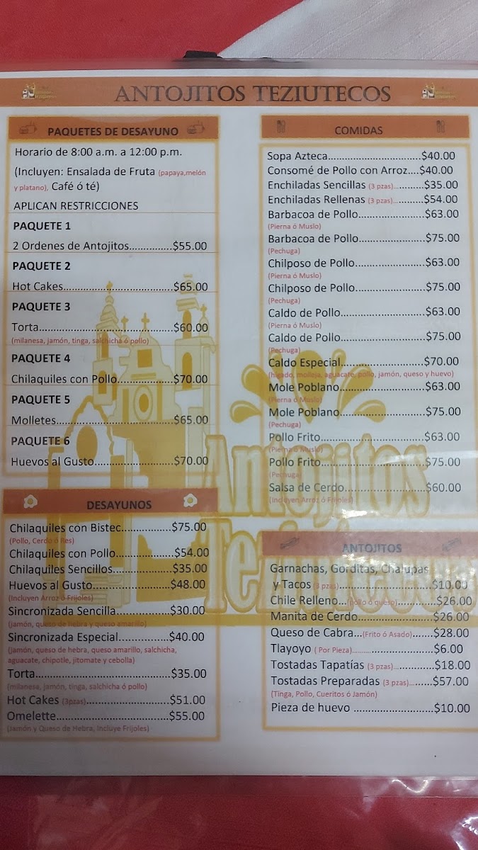 Antojitos Teziutecos Menu - Image 4